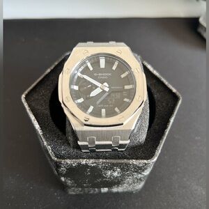 Casio Gshock GA2100 Mod Stainless Steel Casioak
